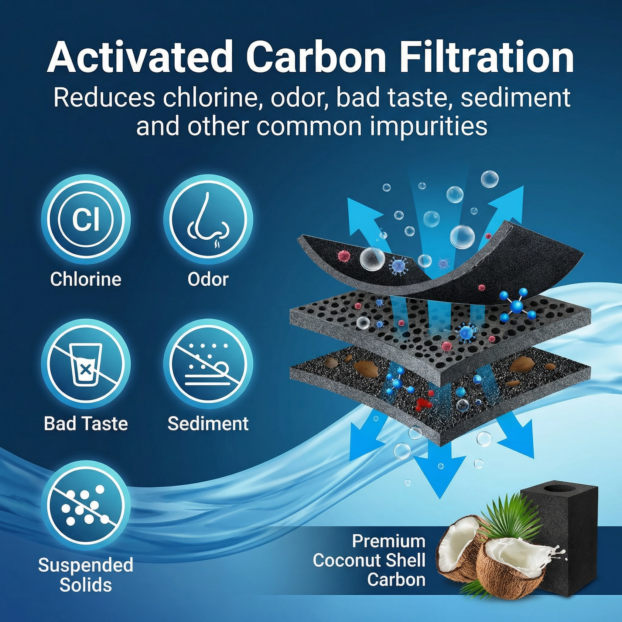 Replacement Water Filter by Fridgefilterx, Compatible with EPPWFU / Pure Advantage PWF- ( 3 Pack)