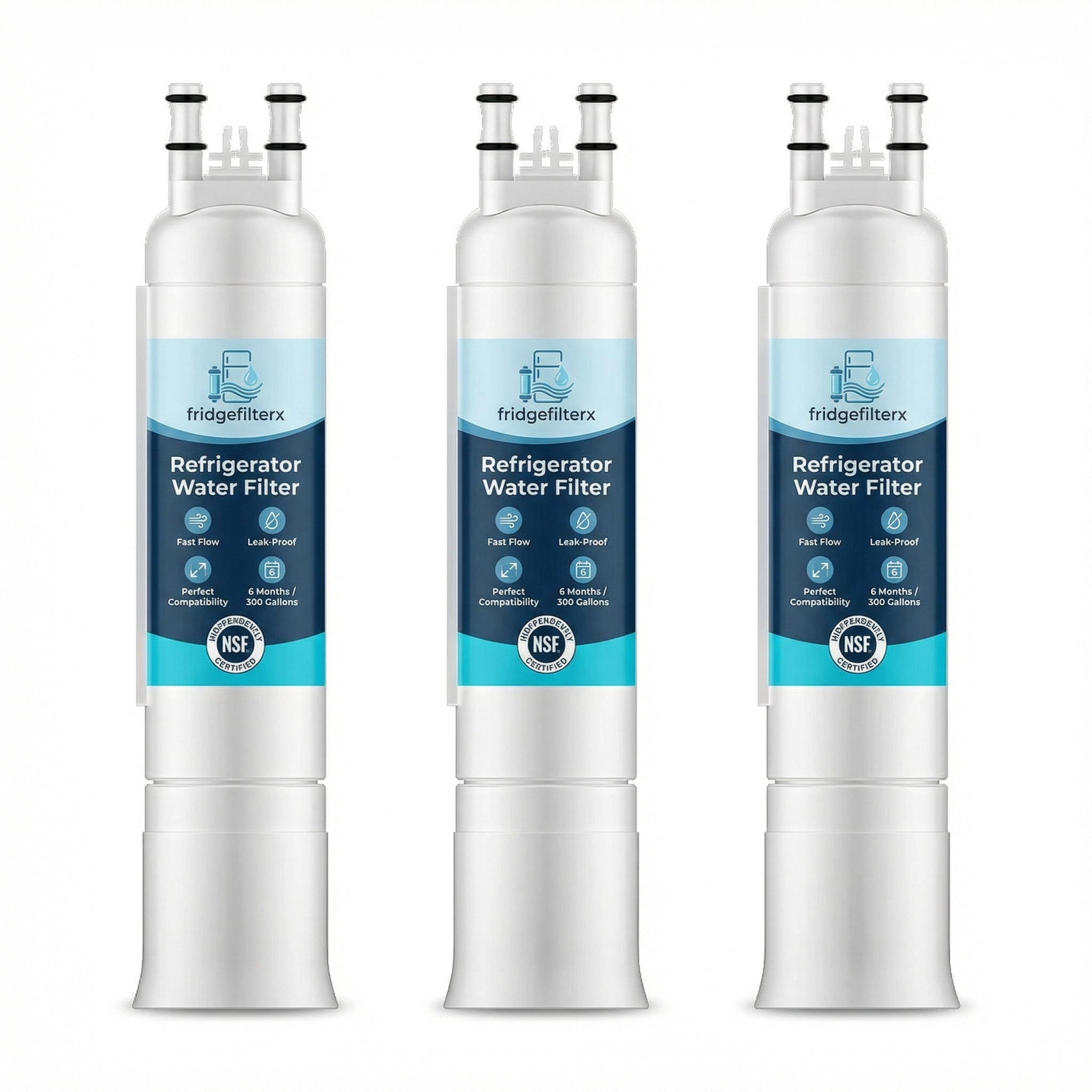 Replacement Water Filter by Fridgefilterx, Compatible with EPPWFU / Pure Advantage PWF- ( 3 Pack)